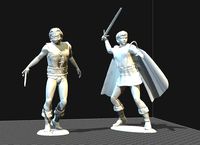 The Man Who Laughs 2 x toy soldiers | 3D