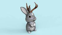 Cute Jackalope STL for | 3D