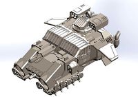 PRIMUS GRIM GUYS BIG FLYING PEW PEW BRICK GOTHIC MURZIAN PATTERN | 3D