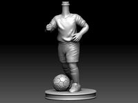 3D Printable Football Kid Bubble Head | 3D