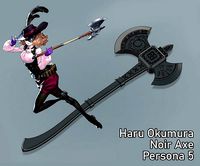 Noir Axe for cosplay | 3D