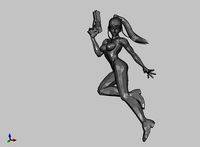 Samus without armor | 3D