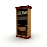 Bookcase 3D Model