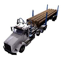 Kenworth T800 Log Truck