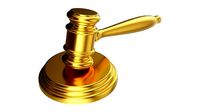 Judges gavel 03 gold