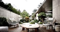 Chinese style courtyard