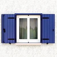 Exterior Aluminium Shutter 3D model V2