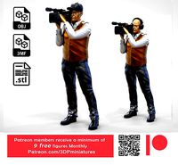 N1 Cameraman camera on shoulder | 3D