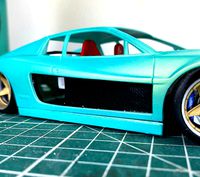 Ferrari Testarossa 512 custom side scoops | 3D
