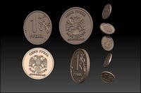 Russian Ruble  | 3D