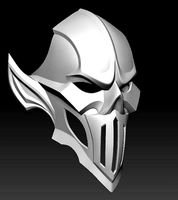 Dark elf mask inspired by Har Ganeth Executioner warhammer | 3D