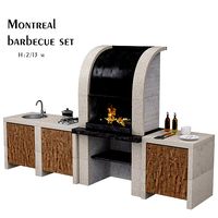 Montreal Barbecue Grill Set - 1 Barbecue