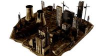 Post Apocalyptic factory and Power station