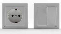 Europe Switches-Socket 3D Model