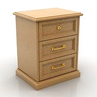 Bedside table 3D Model