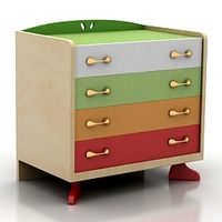 Locker 3D Model