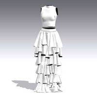 RUFFLED PANT