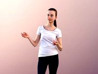 Mady 10110 - Young Girl In Sports Outfit Talking