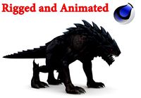 Zergling Rigged and Animated model