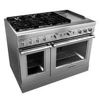 KITCHEN AID 48 inch COMMERCIAL STYLE DUAL FUEL RANGE