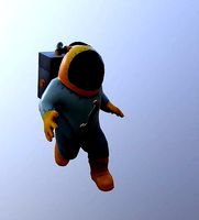 Low poly Astronaut with animations