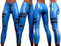 DOLLSKILL Vinyl Zipper Trousers