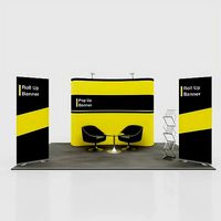 Pop Up RollUP Stands Trade show booth mock-up