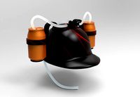 Beer Helmet 3d model and Print