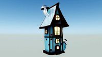 House Carton Low poly Style