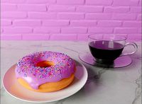 Donut and Coffee Cup Blender Model