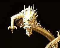 Asian dragon model