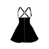 DOLLSKILL Crossed Back Fetish Dress