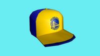 Golden State Warriors Cap - Low Poly NBA - Character Hat