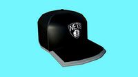 Brooklyn Nets Cap - Low Poly NBA - Character Hat