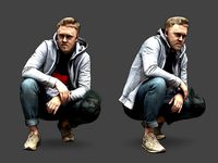 Guy Squatting