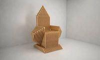 Parametric Wooden Royal Chair