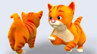 Fur Cute Cat kitten animated
