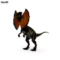 Dilophosaurus with Neck Frill HD