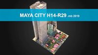 Realistic City District H14-R29 MAYA