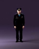 man in russian army blue uniform 1110