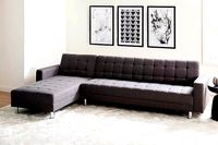 Jacto Sectional Sleeper Sofa Gray