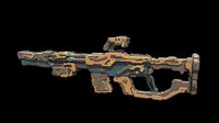 Sci fi sniper rifle weapon