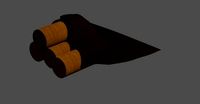Firewood logs 3D model