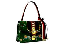 Gucci Sylvie Bag Green silk