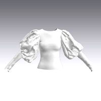 BLOUSE  SHIR WATERMELON SLEVEE