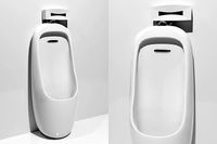 Automated urinal for public toilets