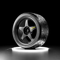 Car wheel Yokohama ADVAN NEOVA AD08R tire with Spoon SW388 rim