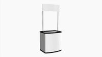 Small promo stand mockup