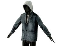 Mens Jean Hoodie 2