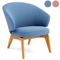 Fritz Hansen Let wood lounge chair